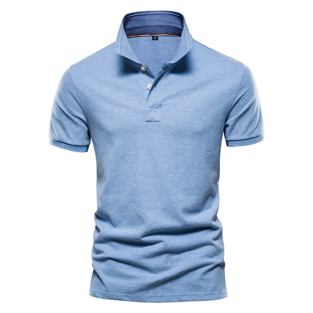 Camiseta Masculina Básica azul